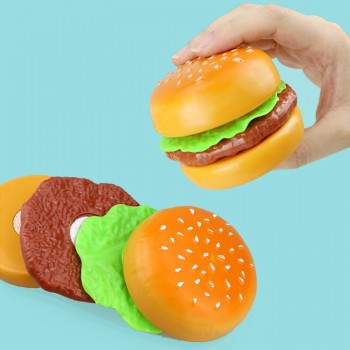 Children Kitchen Cutting Toys Pizza Hamburger Bread Fast Food Pretend Play Plastic Miniature Food Girls Kids Education Toy Gift