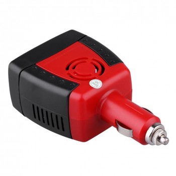 Car Power Inverter USB 2.1A 75w DC 12V AC 220V 50HZ Converter Adapter With Cigarette Lighter Car Charger For Phone Laptop