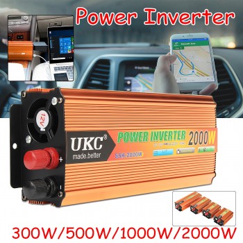 Car Inverter 12V 220V Peak- 600/1000/2000/4000W Power Inverter Voltage transformer inverter 12V-220V Power Supply Switch