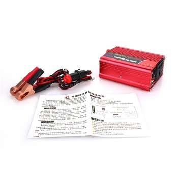 Car Inverter 600W DC 12V to AC 220V Power Inverter Charger Converter Voltage Transformer Vehicle USB Pure Sine Wave Adapter