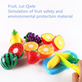 12PCS Children Kitchen Pretend Play Toys Cutting Fruit Vegetable Food Miniature Play Do House Education Toy Gift for Kid