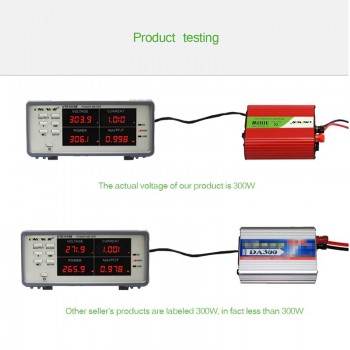 Onever Inverter 12v 220v 300W Power Inverter with Dual USB Charging Car Converter 12v to 220v 50Hz Transformer Adapter Outlet
