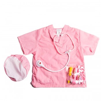 Children Pretend Play Toys Nurse Surgery Doctor Role Play Fancy Dress Costume Set for Boys Girls Learning Playing Interest Kit