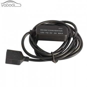 Waterproof 12V to 5V 3A MAX 15W USB Female DC-DC Buck Car Auto Power Inverter Converter Step Down Module Power Supply Cable Wire