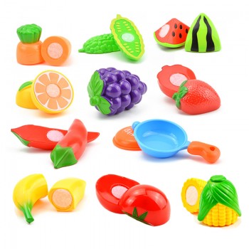 1PC DIY Pretend Play Toy Simulation Kitchen Food Vegetable Fruit Set Cooking Cutting Educational Toys Gifts For children Kids