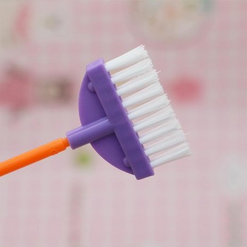9Pcs Mini Pretend Play Mop Broom Toys Cute Kids Cleaning Furniture Tools Kit Lovely Doll House Clean Toys (Random Color)