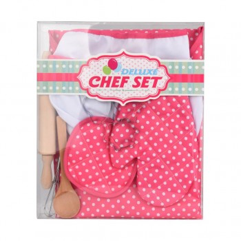HIINST Kids Cooking And Baking Set - 11pcs Kitchen Costume Role Play Kits Apron Hat funny toy for children L815