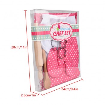 HIINST Kids Cooking And Baking Set - 11pcs Kitchen Costume Role Play Kits Apron Hat funny toy for children L815