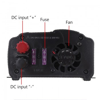 Inverter 12V 220V Max 4000 Watts 2000W Auto Modified Sine Wave Voltage Transformer Solar Power Inverter Converter Car Charge USB