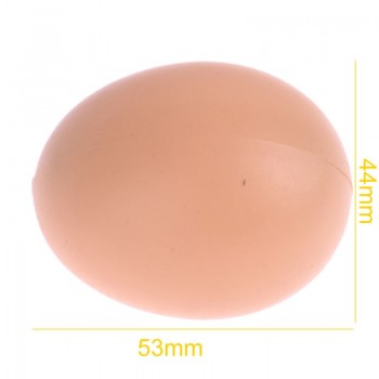 5Pcs Fake Plastic Dummy Eggs Model Joke Farm Chicken Nesting Hen Hatching Egg Graffiti simulation eggs house toy for kids child