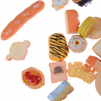 10pcs Home Craft Mini Food Ornament Miniature Dollhouse Decor Doll house Accessories