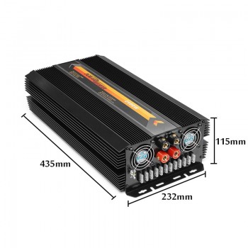 Solar Power Inverter 2500W Max 5000W DC 12V 220To 240V Modified Sine Wave Converter Power Supplies Sine Wave Converter Adapter