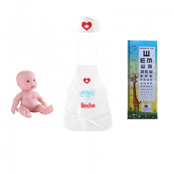 Huanger 23pcs Doctor Pretend Play Toys Luggage Juguetes for Child Medical Kid Baby Educational Box Light Role Gift Classic Toys