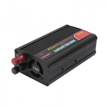 1pc 1500W 800W 300W Car Power Inverter 12V To 110V DC To AC Converter Car Power Supply Adapter Converter Auto Power (Black)