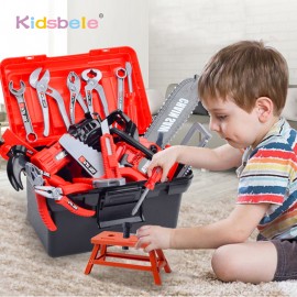 Kids Toolbox Kit Educational Toys Simulation Repair Tools Toys Drill Plastic Game Learning Engineering Tool Toys Gifts For Boy