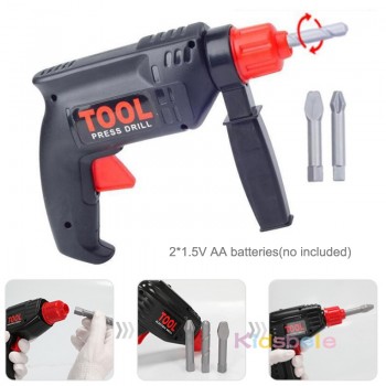 Kids Toolbox Kit Educational Toys Simulation Repair Tools Toys Drill Plastic Game Learning Engineering Tool Toys Gifts For Boy