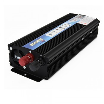 Onever Car Inverter 2000W DC 12V/24V to AC 110V/220V Power Inverter Charger Converter Sturdy Durable Vehicle Power Supply Switch