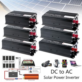 Free shipping Solar Continuous Inverter 1000W 12V DC To 230V AC Modified Sine Wave Converter