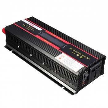 Car Inverter 12V 220V 4000W P eak Power Inverter Voltage Convertor Transformer 12V/24V To 110V/220V Inversor + LCD Display