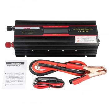 Car Inverter 12V 220V 4000W P eak Power Inverter Voltage Convertor Transformer 12V/24V To 110V/220V Inversor + LCD Display
