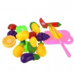 Hot 11PC Cutting Fruit Vegetable Pretend Play Children Kid Educational Toy Gift Nov03