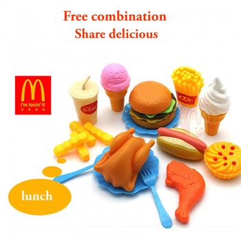 34pcs Childrens Kitchen Toys Cutting Fruit Vegetable Plastic Drink Food Kit Kat Pretend Play Early Education Toy For kids