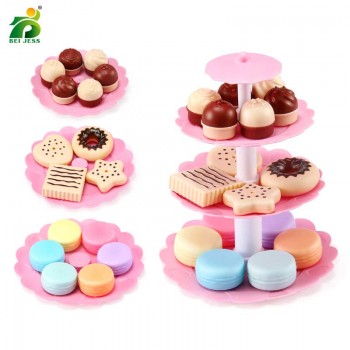 110 Pcs Girls Birthday Cake Set DIY Pretend Play Miniature cookies Food Utensils Cutting Kitchen Toy For Kids Christmas Gifts