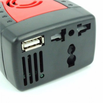 DC 12 V - AC 220 V Car inverter USB Power Supply Laptop Mobile Phone Charger Universal Socket 150W 2100mA Converter Transformer