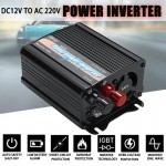 300W Max Solar Power Inverter 12 V to AC 220 Volt Digital Display Modified Sine Wave Car Charge Converter Transformer