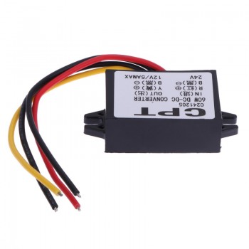 VODOOL DC to DC Car Power Converter Adapter 24V To 12V 5A 60W Car Power Step-Down Buck Module Free Shipping