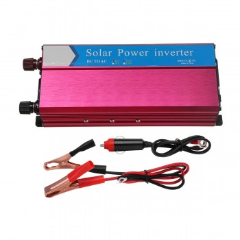 Voltage Transformer P eak 2000W Car Solar Power Inverter DC 12/24V to AC 220/ 110V Sine Wave USB Converter Sturdy and Durable