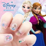 Disney kids makeup children cartoon princess nail sticker Princess girl nail sticker girl toys makeup for childrens small gift