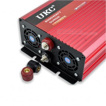 UKC 2000W 3000W 4000W Car Power Inverter Voltage Converter With Cigarette lighter DC 12V AC 220V Transformer USB Charger Adapter