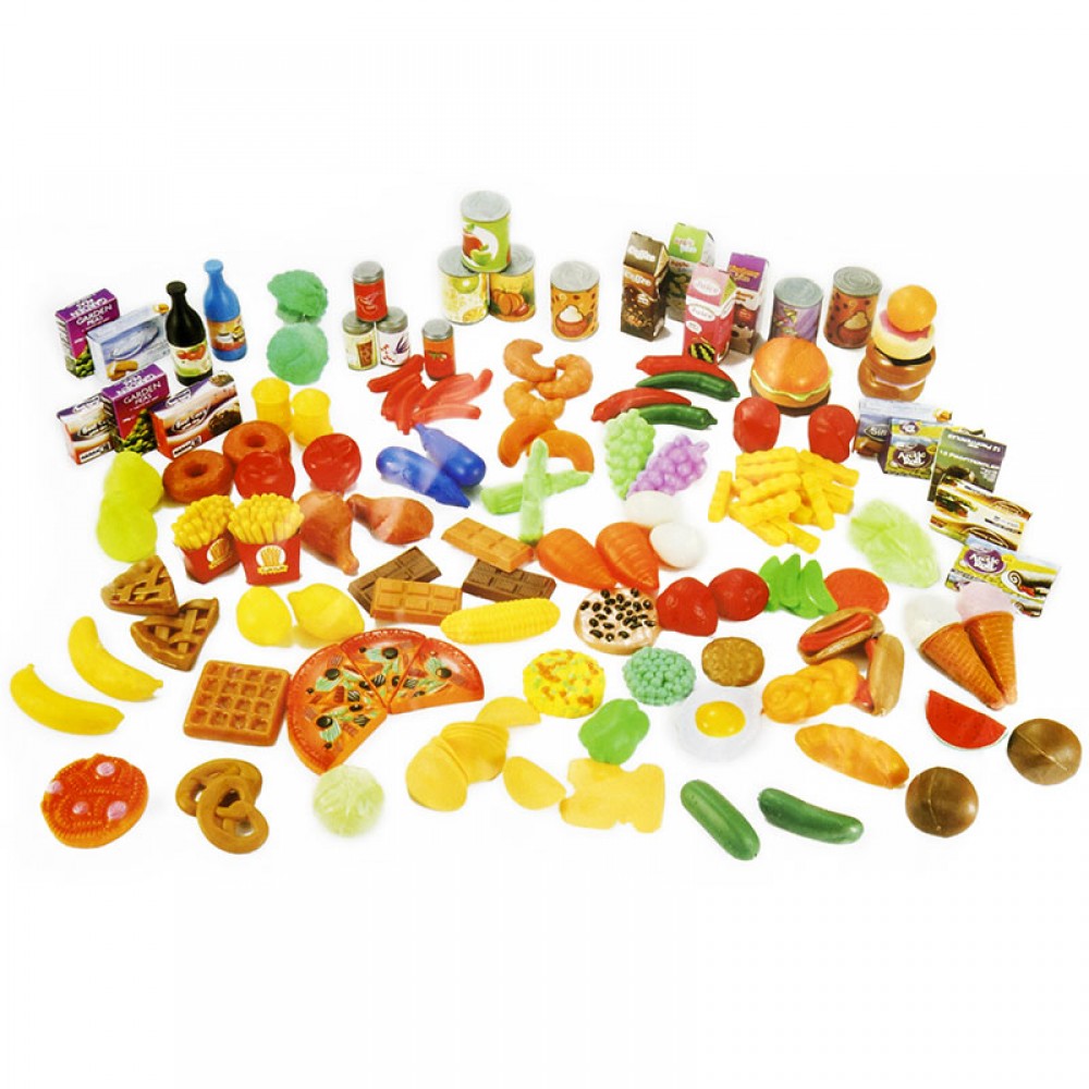 120pcs/Set Simulation Food Fruit Vegetable Seasoning Pretend Play Toys Educational Kid Kitchen Fun Dollhouse Miniature Toy DM012