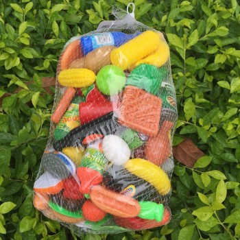 120pcs/Set Simulation Food Fruit Vegetable Seasoning Pretend Play Toys Educational Kid Kitchen Fun Dollhouse Miniature Toy DM012
