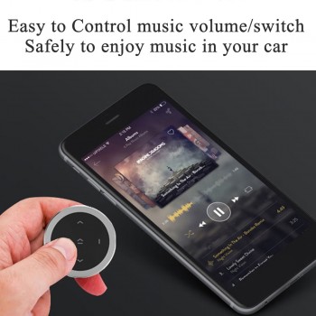 Wireless Bluetooth Car Remote Controller Phone Car Kit Steering Wheel Remote Controller Receiver CR2032 battery For IOS Android