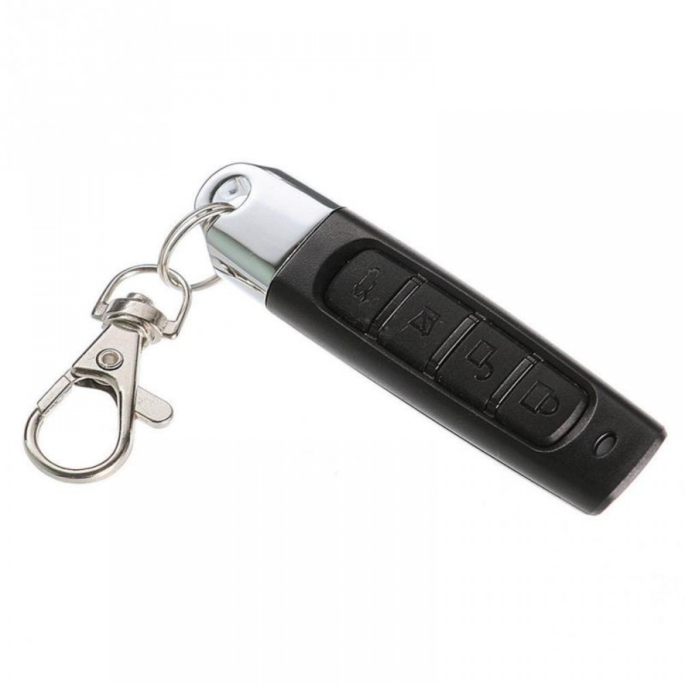 433MHZ Garage Door Opener Remote Controller Duplicator Clone Code Scanner 4-Button Black Car Remote Key MR-A032