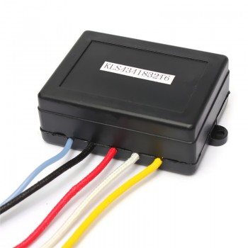 12V Universal Mini Car Wireless Winch Electric Remote Control With Twin Manual Matched Transmitter Kits Set Trailer Truck ATV