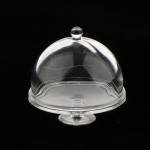 Dollhouse Miniature 1/12 Scale Clear Dessert Snack Can with Half Round/Half Round Lid Pretend Play Classic Kitchen Toys for Kids