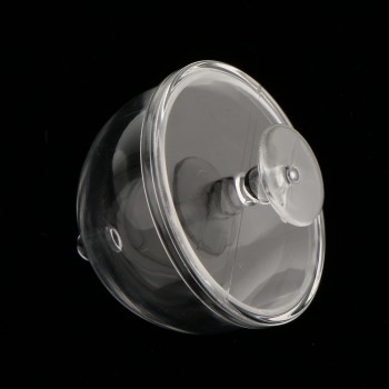 Dollhouse Miniature 1/12 Scale Clear Dessert Snack Can with Half Round/Half Round Lid Pretend Play Classic Kitchen Toys for Kids