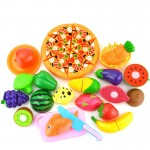 27 Styles Mini Fruit Vegetables Toys ABS Cutting Food Fruits Kids Kitchen Toy for Children Early Education Toy