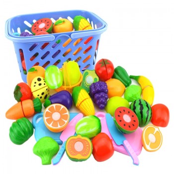27 Styles Mini Fruit Vegetables Toys ABS Cutting Food Fruits Kids Kitchen Toy for Children Early Education Toy
