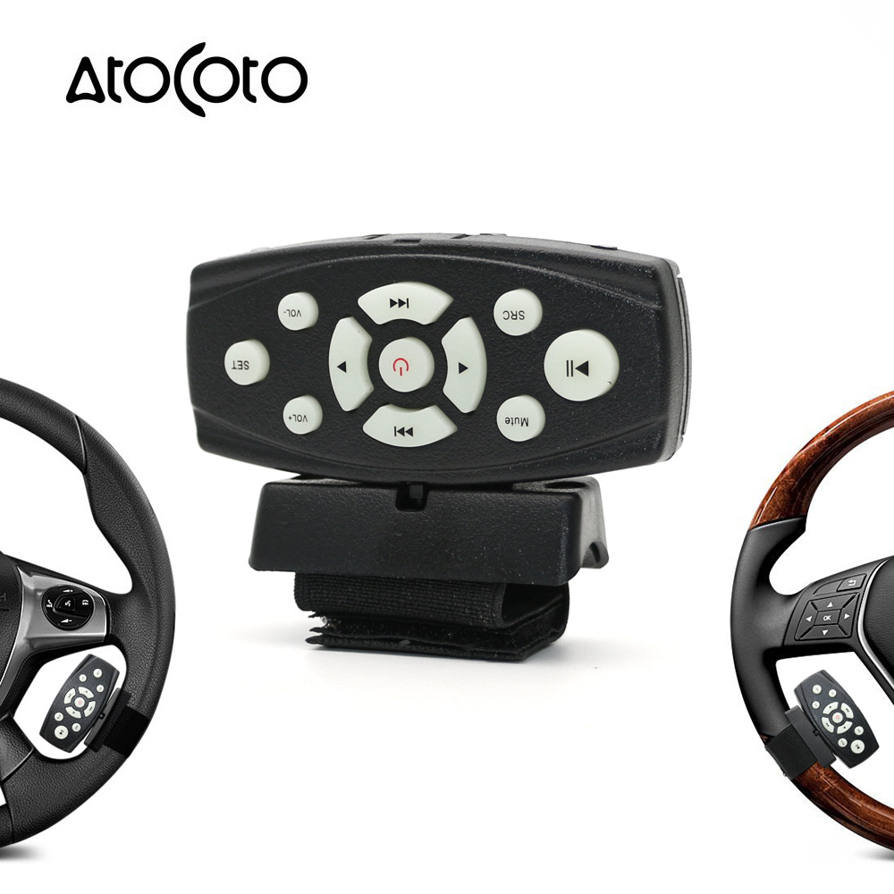 Universal Steering Wheel Learning IR infrared Remote Wireless Control For Car CD DVD VCD
