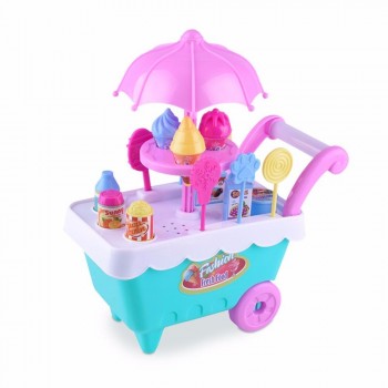 Funny Outdoor Children Gift Ice Cream Cart Play Set Kids Pretend play Toy  Food Toys Education Novelty Gag Toys for Children