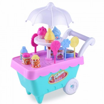 Funny Outdoor Children Gift Ice Cream Cart Play Set Kids Pretend play Toy  Food Toys Education Novelty Gag Toys for Children