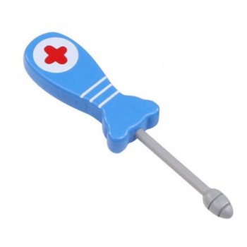 Candywood Children kids doctor toy accessories small nurses injection tool wooden simulation medicine box boy and girl baby gift