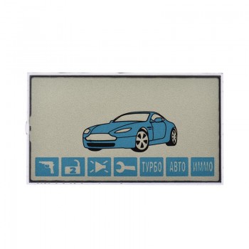 [Original] A61 Car Alarm System Remote Control LCD Screen Glass HD Display 2 Way Car Alarm System Controller For Starline A61