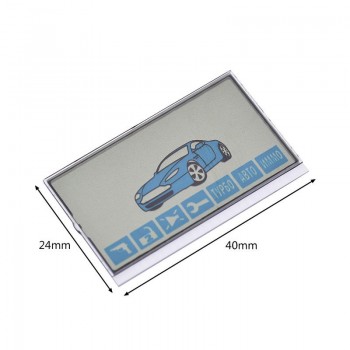 [Original] A61 Car Alarm System Remote Control LCD Screen Glass HD Display 2 Way Car Alarm System Controller For Starline A61