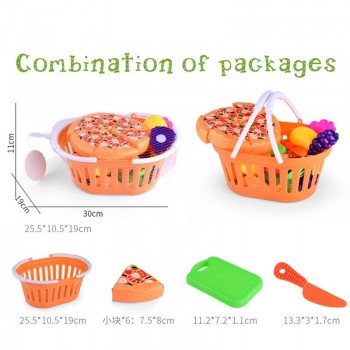 Children Pretend Role Play House Toy Cutting Fruit Plastic Vegetables Food Kitchen Baby Classic Kids Educational Toys 20