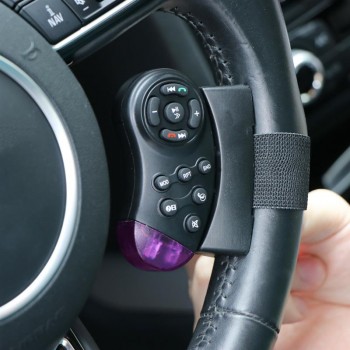 Car Steering Wheel Controller MP5 Media Multimedia Player DVD Car Steering Wheel Multimedia Portable Key Controller Accessories